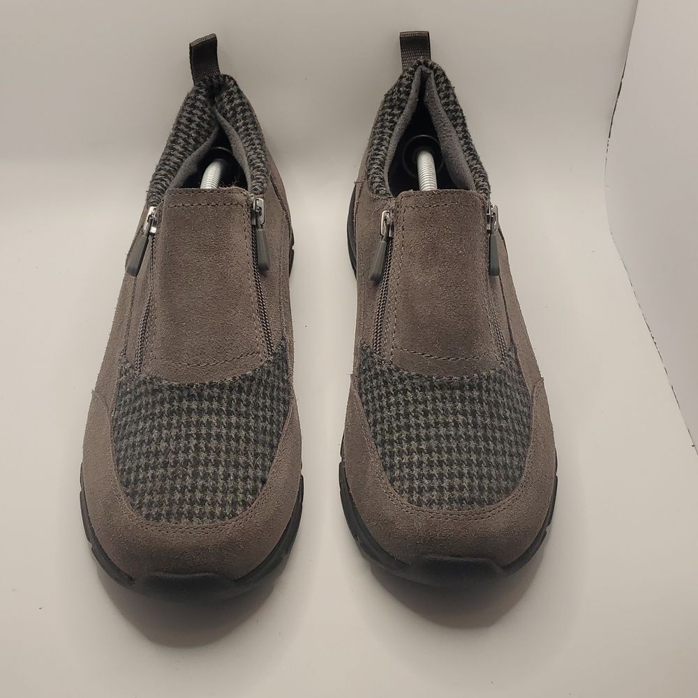 Lands End Women's Insulated All Weather Suede Zip Shoes Sz 11 Boho‎ Cabincore